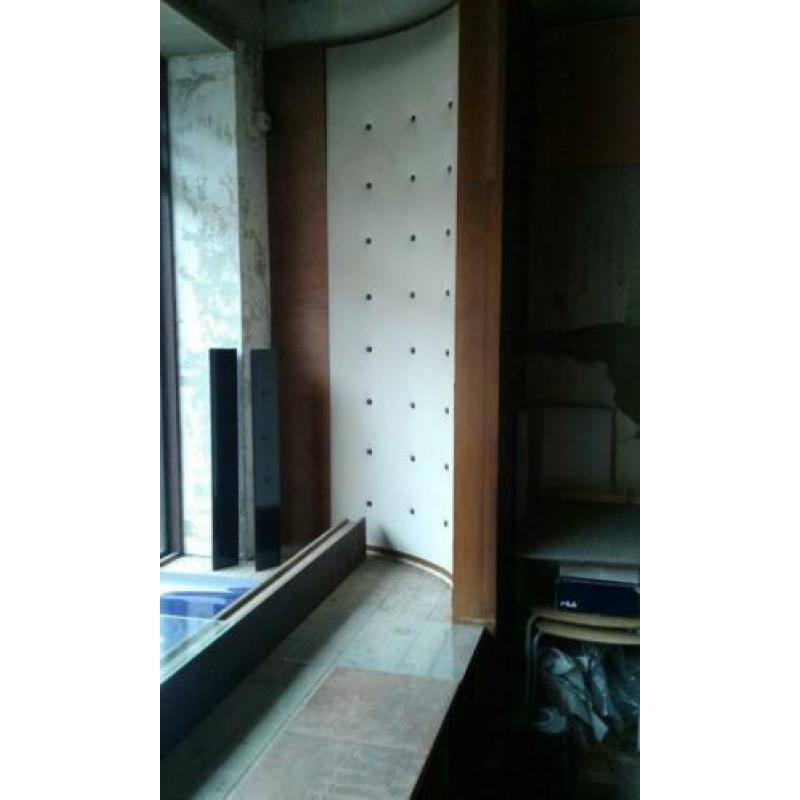 Toneel Decor Stand Achterwand Interieur Shop Theater Hout
