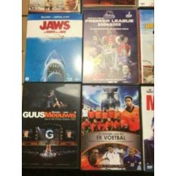 Verzameling dvd's en cd's