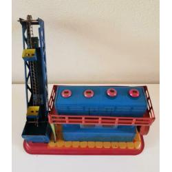 Blikken speelgoed generator/stoommachine met jakobsladder