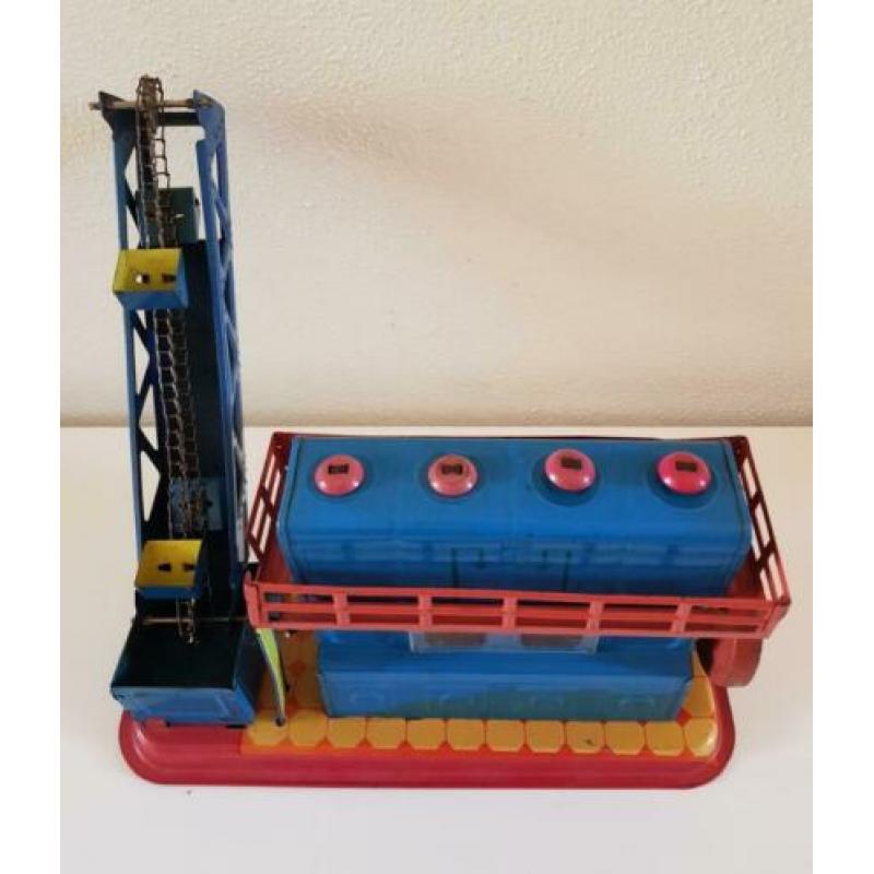 Blikken speelgoed generator/stoommachine met jakobsladder