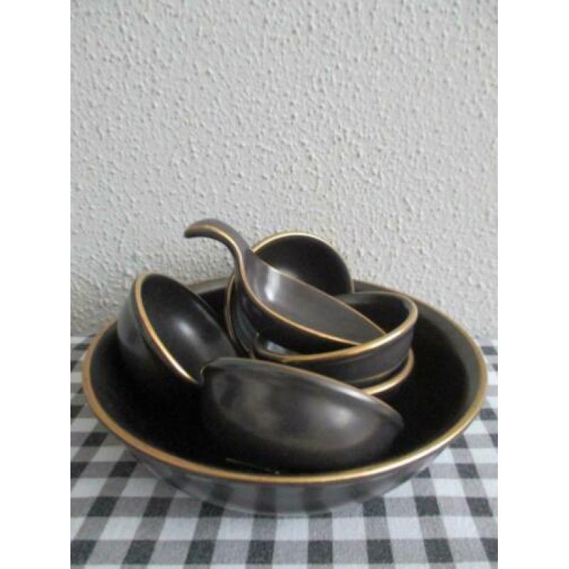 Leuk Vintage Pindasetje / Sauskommetjes Retro