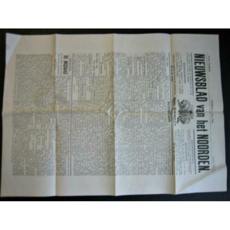 Oude krant