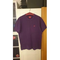 Supreme Small Box Pique Tee Dark Purple