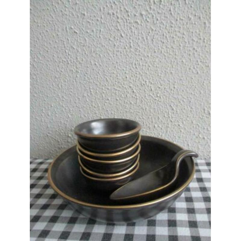 Leuk Vintage Pindasetje / Sauskommetjes Retro