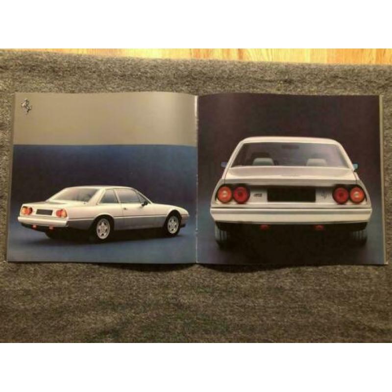 Brochure / folder Ferrari 412