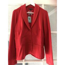 KING LOUIE rode Smoking Jacket Milano-40*??nieuw