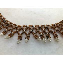 Vintage Kraagketting Kralen Ketting