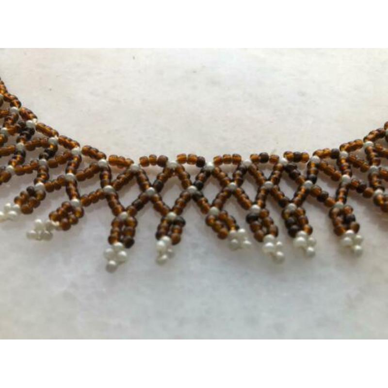 Vintage Kraagketting Kralen Ketting