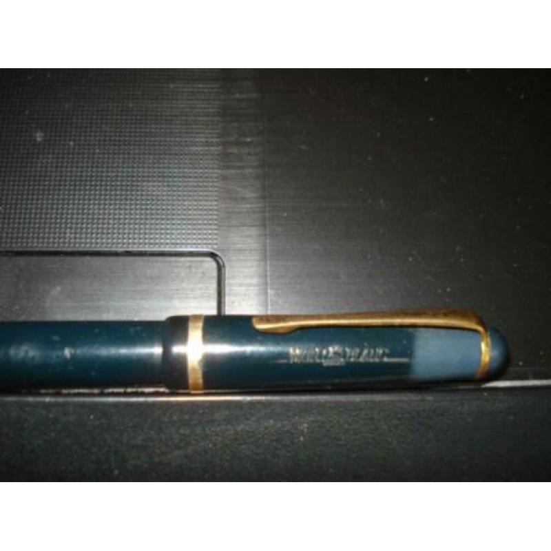 OUDE VULPEN VINTAGE MOND BLANC 342G met GOUDEN PIN 585 14 C
