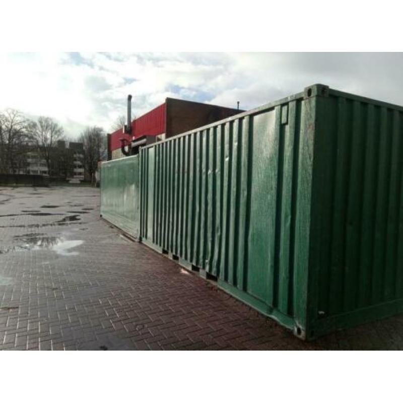 Container 20ft zeecontainer containeropslag en geïsoleerde