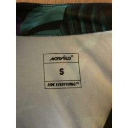 Morvelo lente fiets shirt / jersey in maat S
