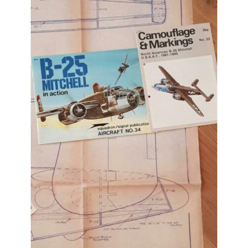 Tekening b25 met kunstof onderdelen