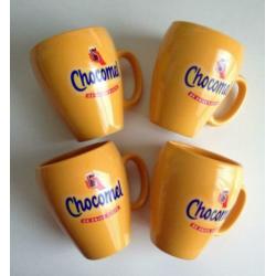 4 Originele Chocomel bekers