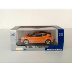 Hyundai Veloster (Oranje) 1:38 Nieuw in ovp