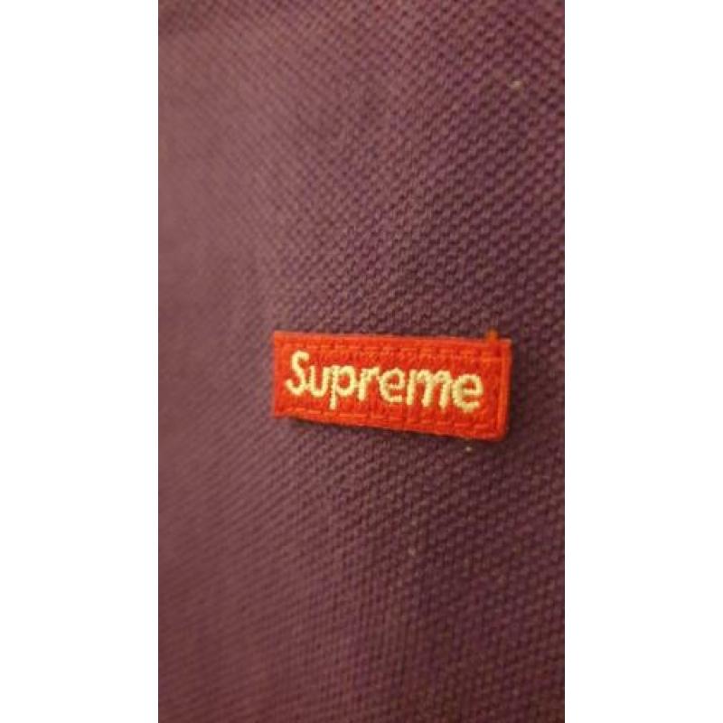Supreme Small Box Pique Tee Dark Purple