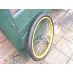 26 inch achterwiel met terugtraprem