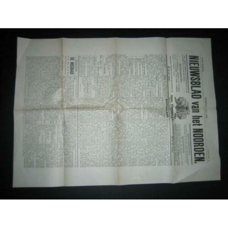 Oude krant