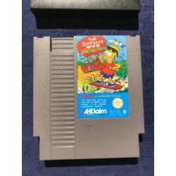 Nintendo Nes spel.The Simpsons met doosje ,boekje en sleeve.