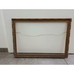Ontzettend mooie barok lijst maat 66 x 46 zie foto's