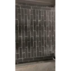 Natuursteen waaltjes, 20x5x2, 1m2