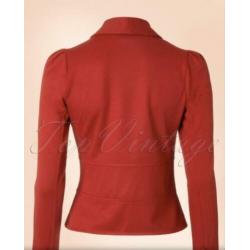 KING LOUIE rode Smoking Jacket Milano-40*??nieuw