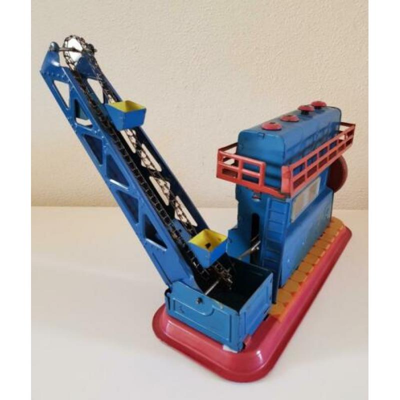 Blikken speelgoed generator/stoommachine met jakobsladder