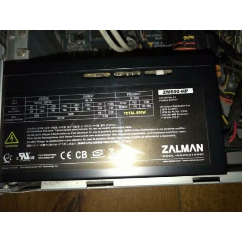 Silverstone HTPC kast met blu-ray rewriter en Zalman voeding