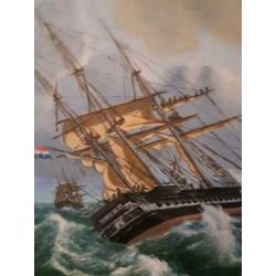 Voc schip schilderij