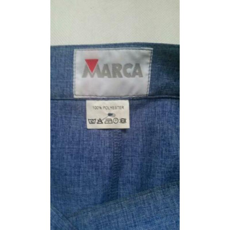 Lichtblauwe vintage kokerrok maat 42.