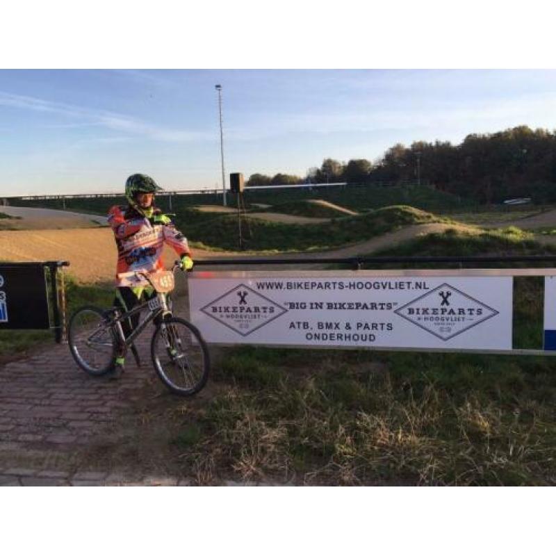 JOPA BMX, Cross Shirt, Wit/Geel, Maat 6, MX, DH, Quad, Nieuw