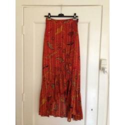 Ba&sh lange asymmetrische wikkel rok mt 1 (XS)