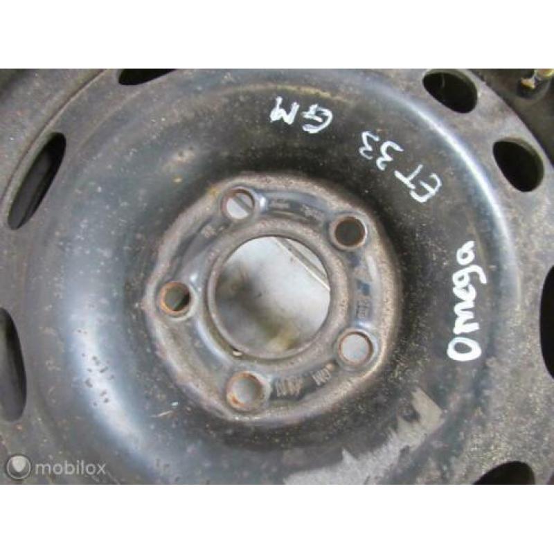 4x 15 inch stalen velg velgen Opel Omega A + B