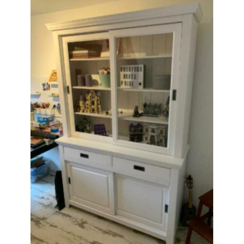 Perpignan buffetkast grenen wit 212x142x49 cm