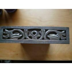 Houten brocante bakje