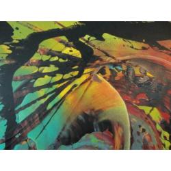 " Turbulence " prachtig Acrylschilderij