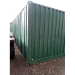 Container 20ft zeecontainer containeropslag en geïsoleerde