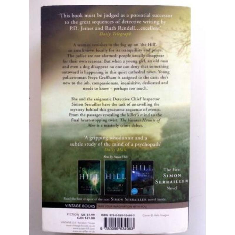 Susan Hill - The Various Haunts of Men (ENGELSTALIG)