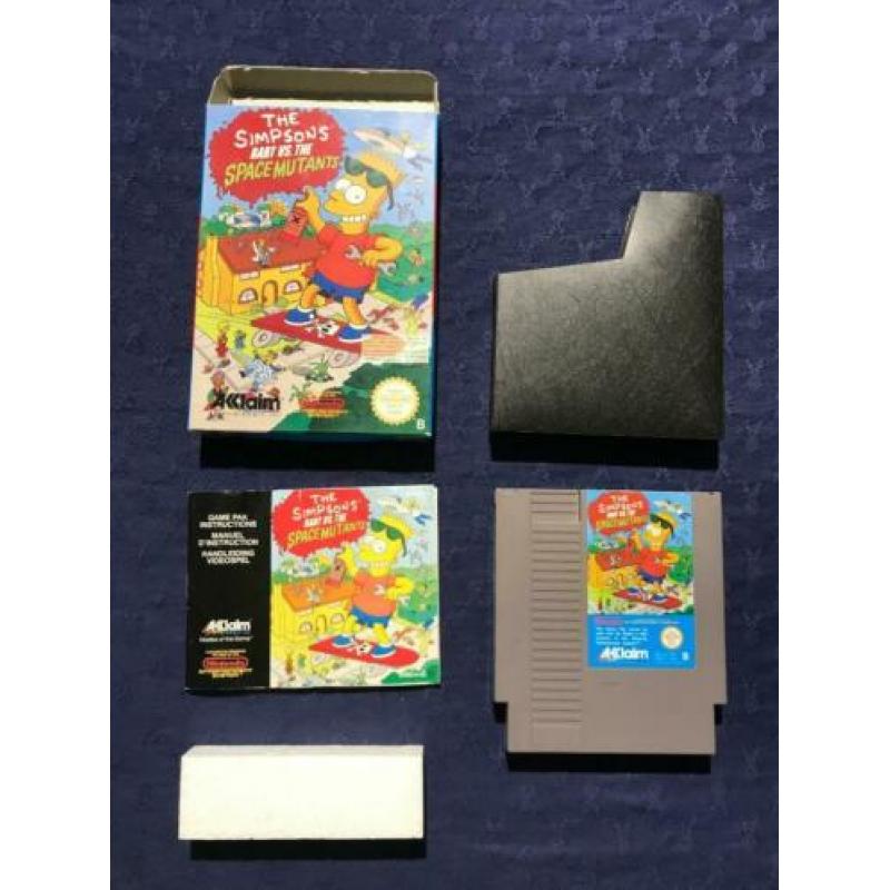 Nintendo Nes spel.The Simpsons met doosje ,boekje en sleeve.
