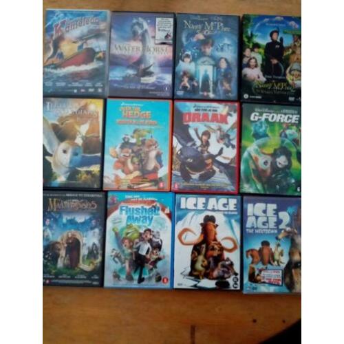 Dvd's met kinderfilms