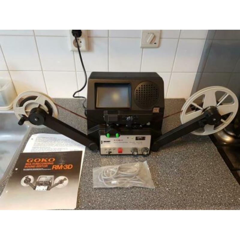 Goko rm-3d super 8 film viewer editor motorized