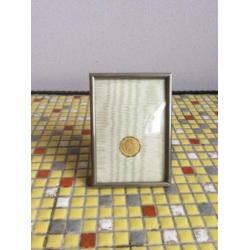 Fotolijst, bol glas, Jyden, vintage, klein