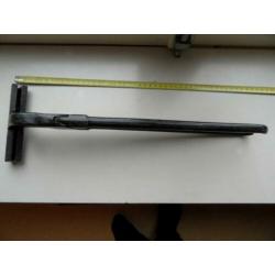 plooitang zink 140 mm gebogen 45 gesmeed zettang felstang