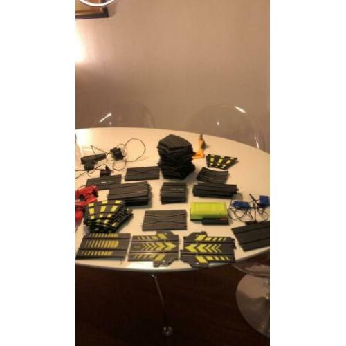 Monte Carlo Race baan met stapels racebaanstukken