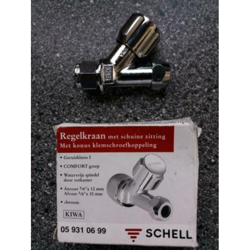 Schell Regelkraan met schuine zitting