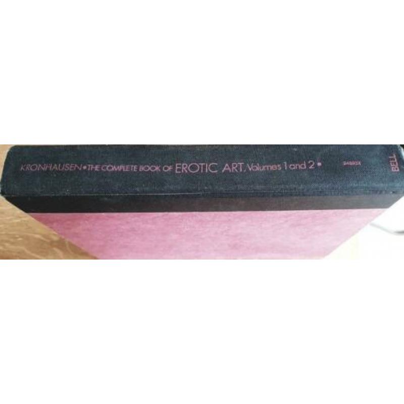 Complete book of EROTIC ART Volume 1 and 2 (Kronhausen)