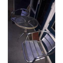Te koop bistro balkon setje