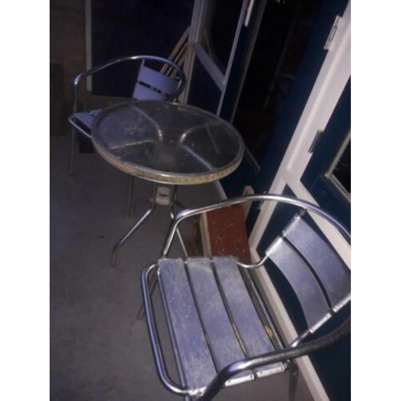 Te koop bistro balkon setje
