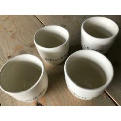 Petit Dejeuner mokken, 4 stuks van Rivièra Maison
