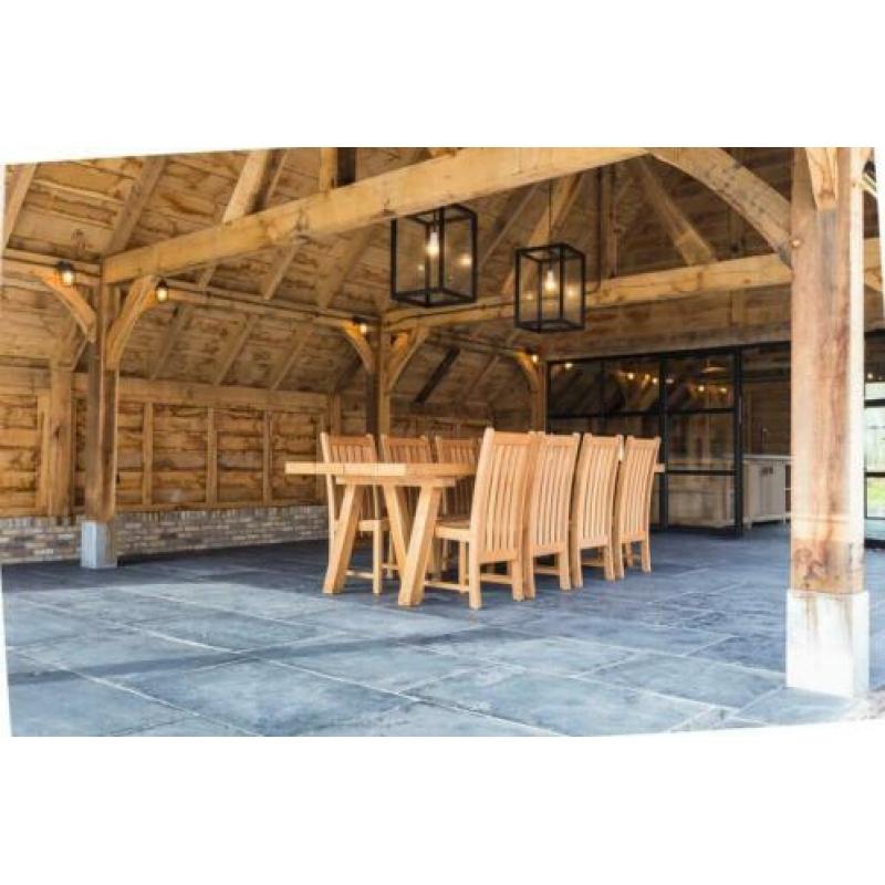 nostalgische vloer Castle Stone Black 60x90 cm verouderd