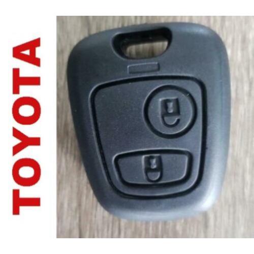 Toyota Aygo Sleutel Behuizing 2 knoppen Peugeot Citroen C1